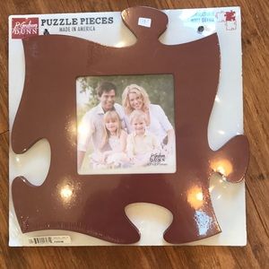 Adorable puzzle piece picture frames